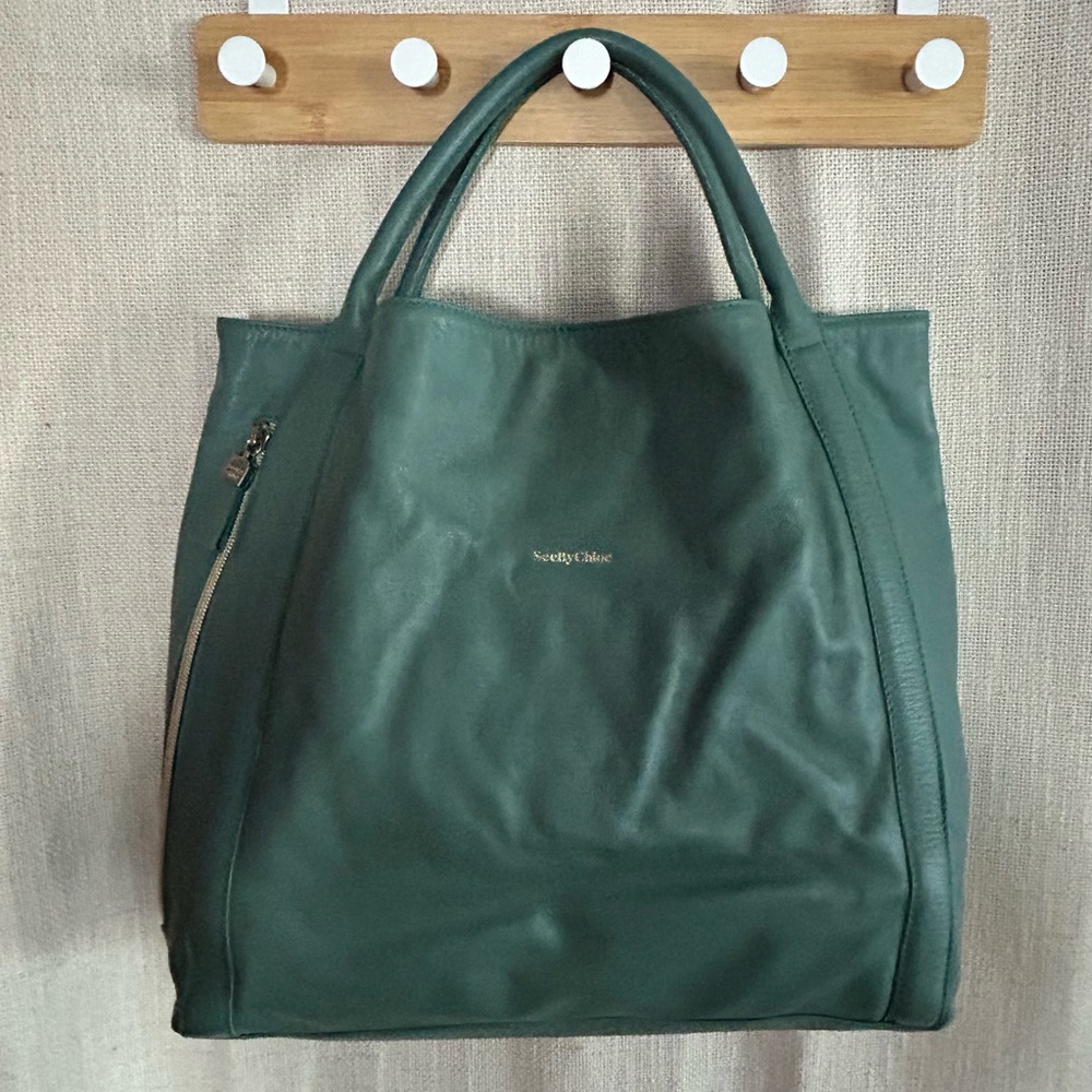 See by Chloe tote hobo bag eucalyptus green